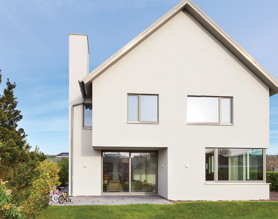 Cork passive house embraces airtightness 01