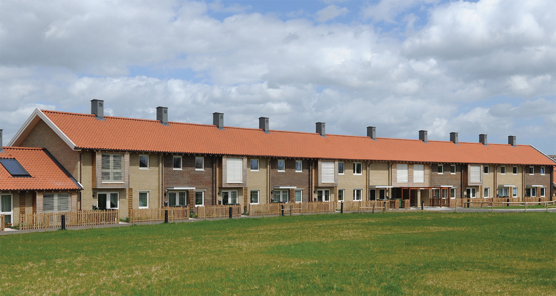 Large scale passive house projects are becoming increasingly common in the UK such as Octavia’s Sulgrave Gardens mixed tenure scheme and Hastoe’s Ditchingham affordable housing scheme