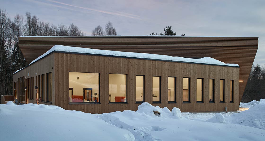 Powerhouse Drøbak, a new Montessori school built to the ambitious standard that opened earlier this year