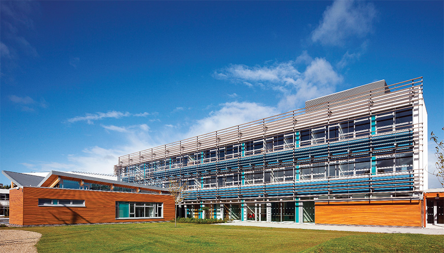 The Tipperary County Council building with brise soleil