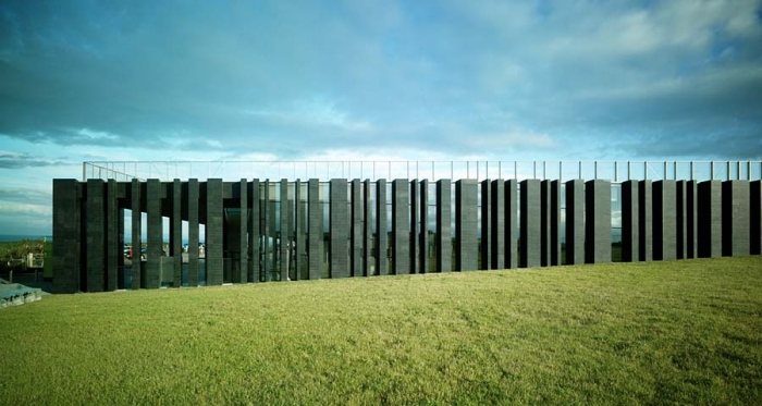 Heneghan Peng&#039;s Giants Causeway Visitor Centre, one of the six finalists for the 2013 RIBA Stirling Prize