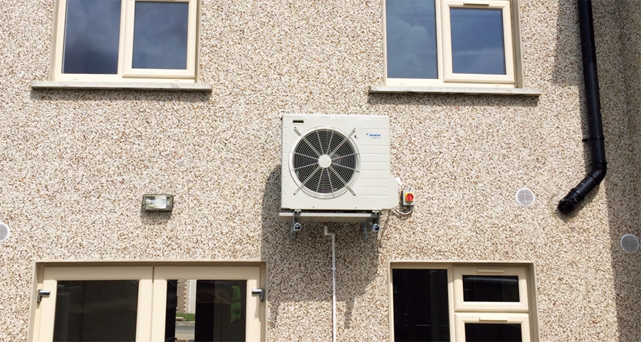 Daikin heat pumps installed at new low energy Wicklow development