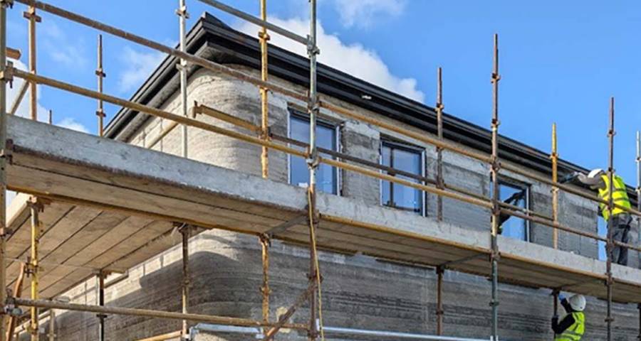 Ireland’s first 3D printed homes insulated with clay foam